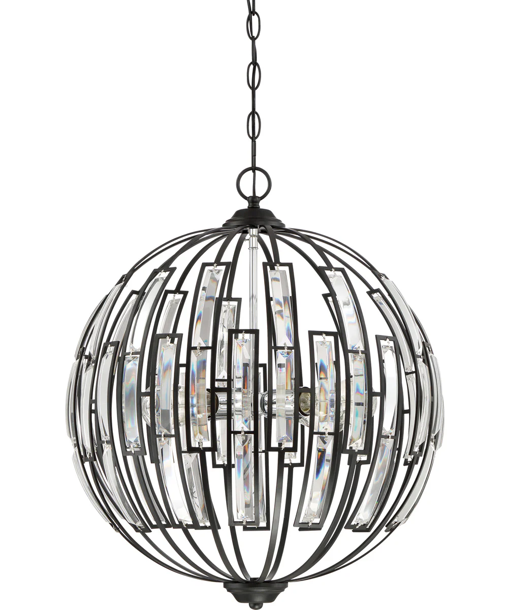 Dawn 4-light Pendant Earth Black - Image 3