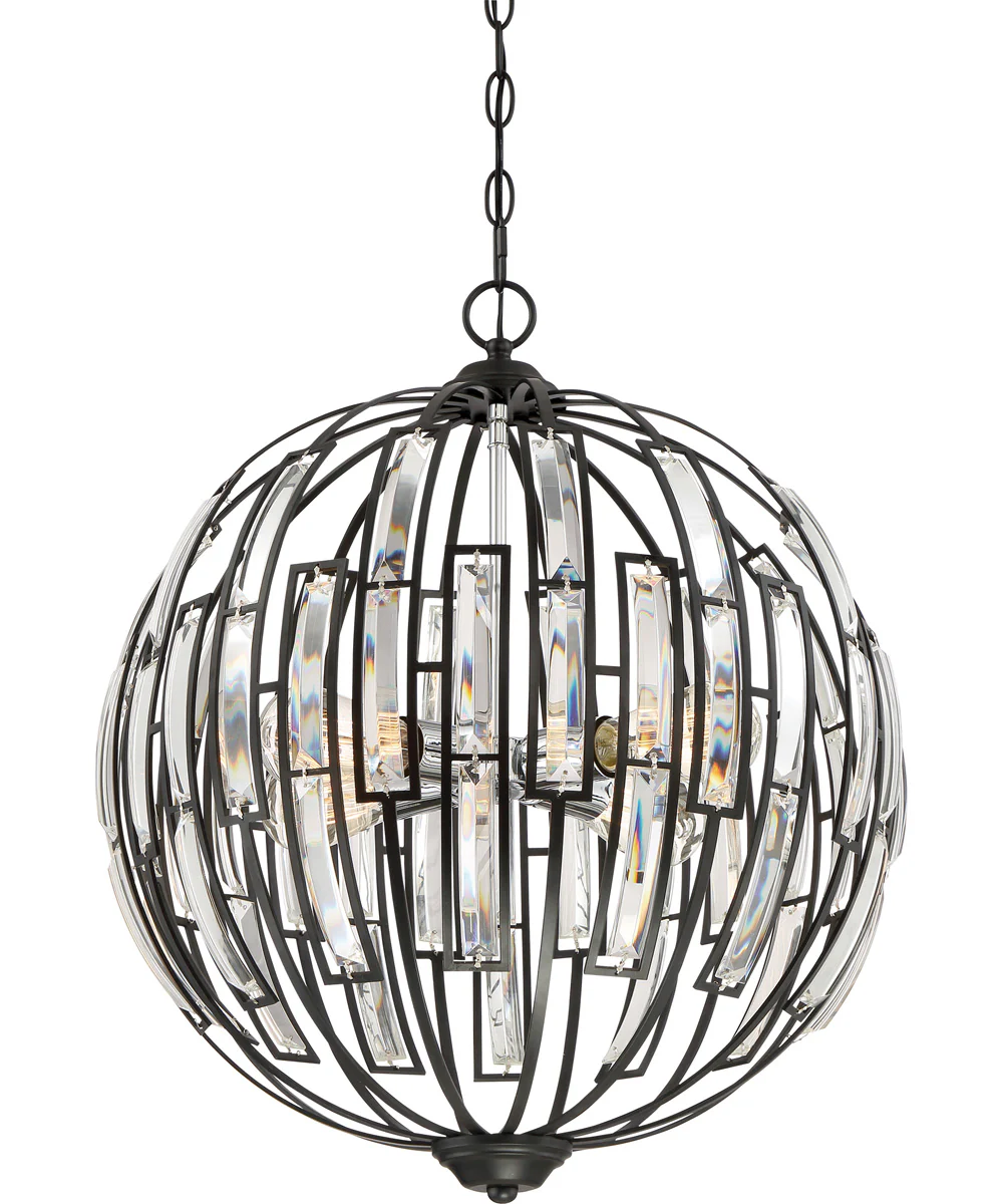 Dawn 4-light Pendant Earth Black - Image 4