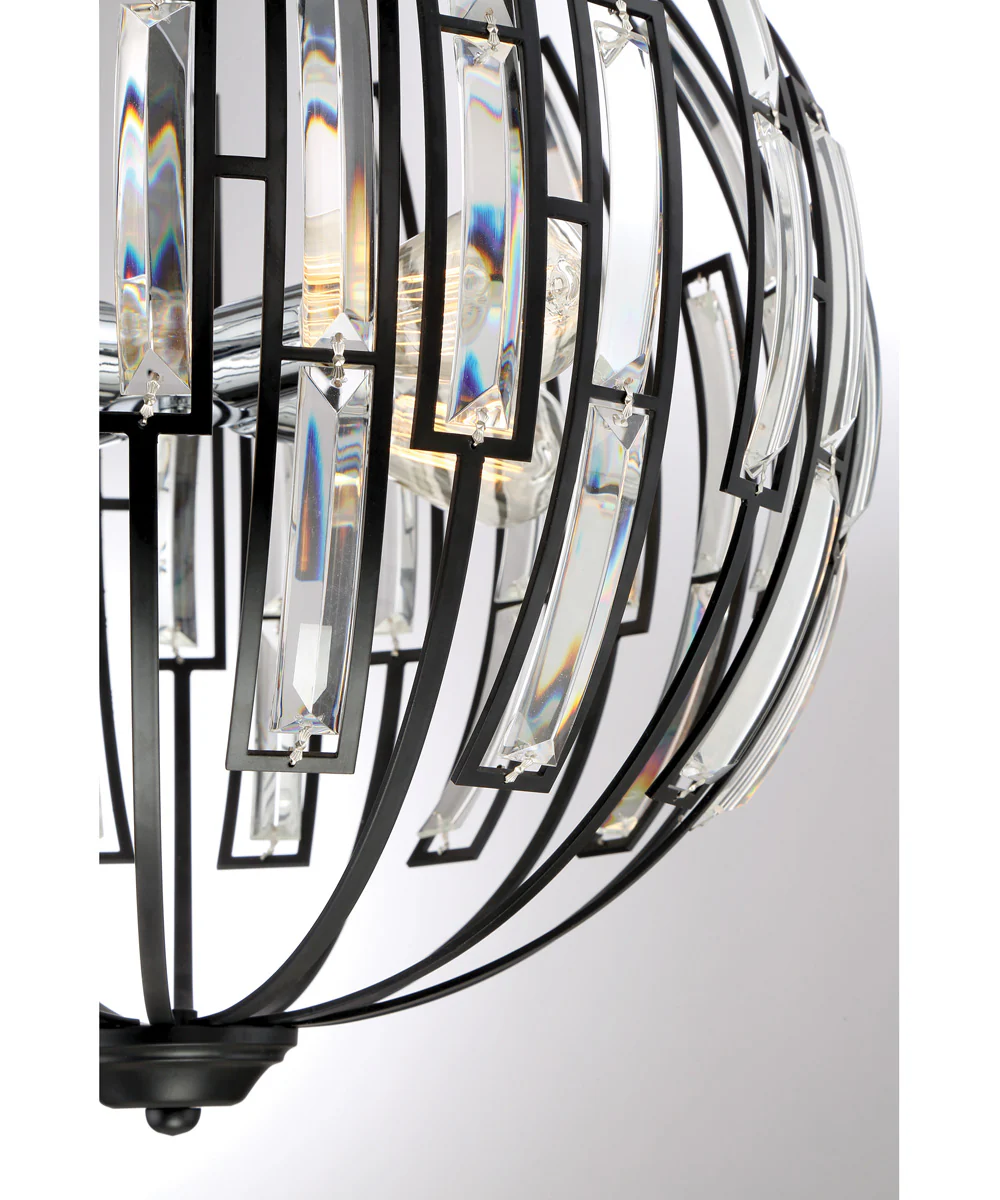 Dawn 4-light Pendant Earth Black - Image 6