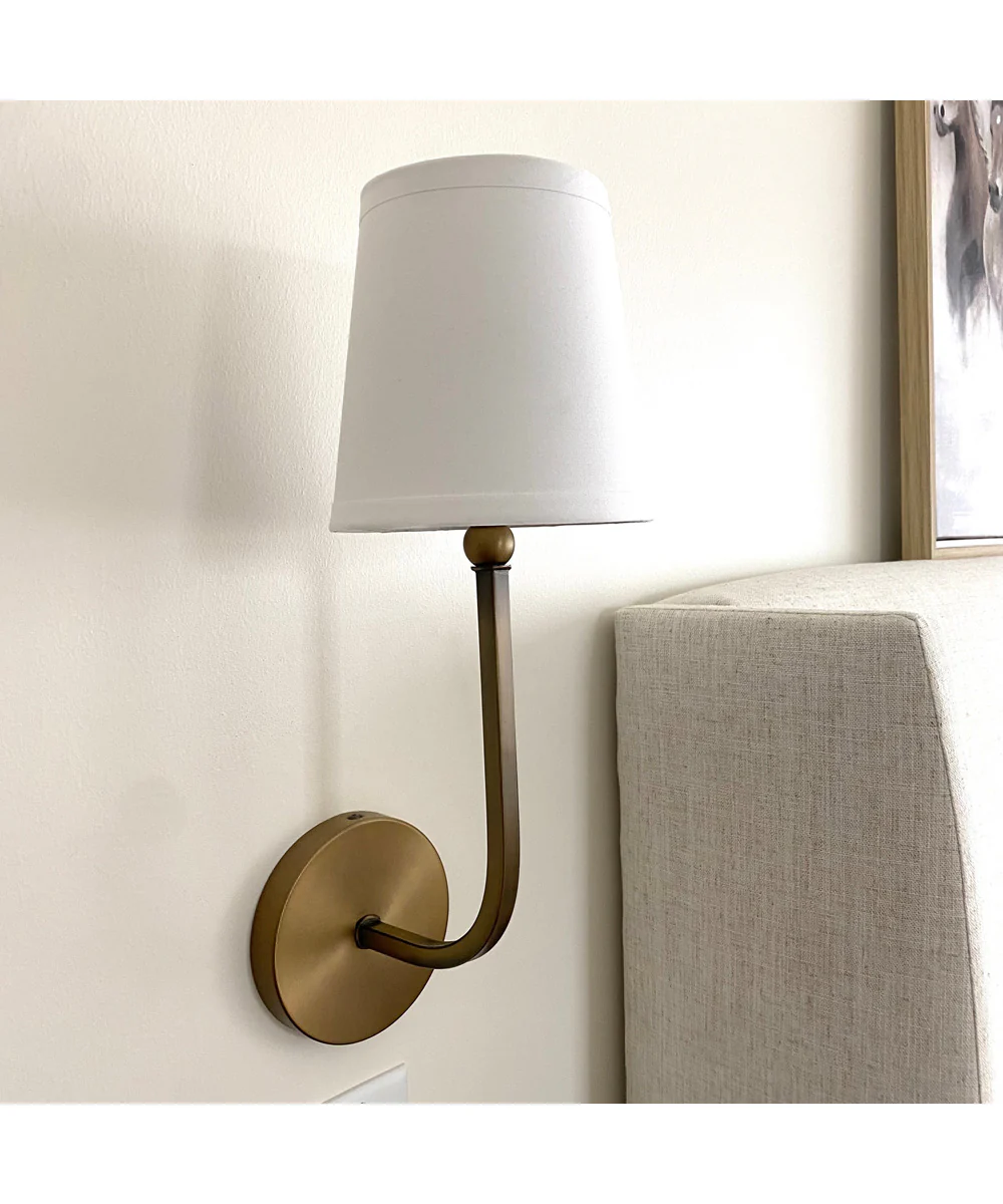 Dawson 1-Light Sconce Aged Brass - Image 2