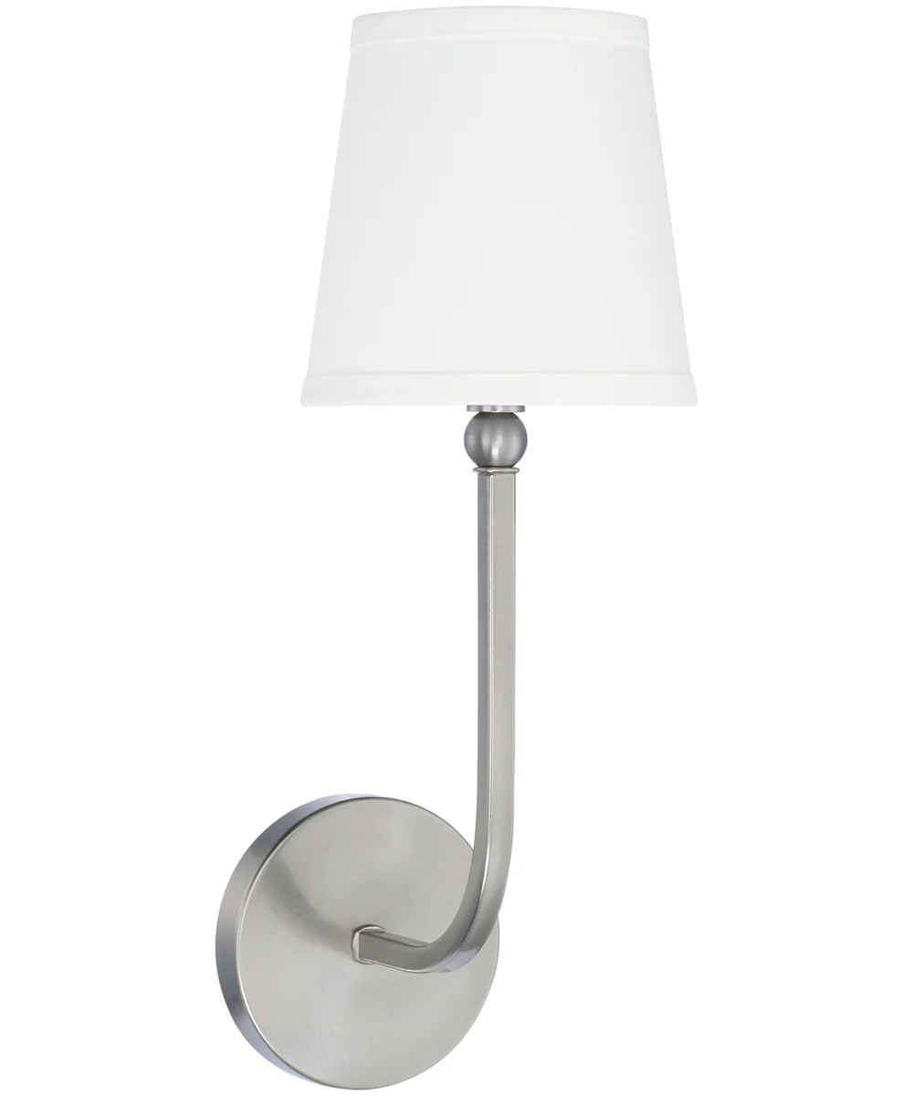 Dawson 1-Light Sconce Brushed Nickel