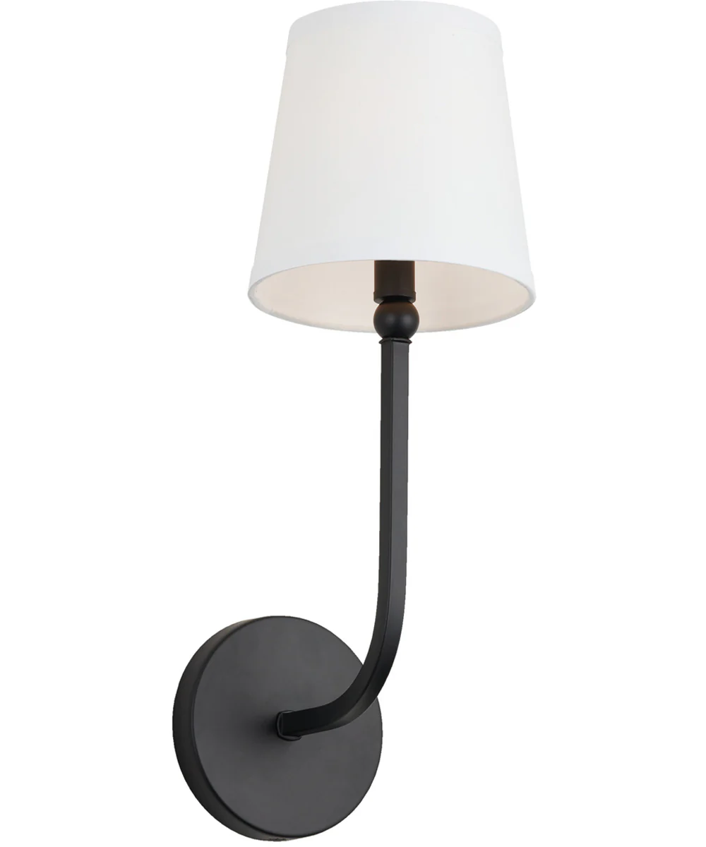Dawson 1-Light Sconce Matte Black