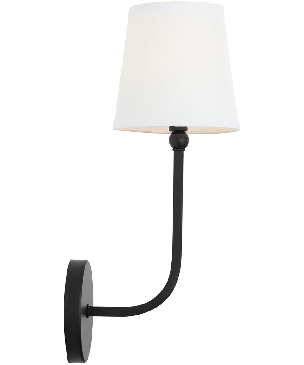Dawson 1-Light Sconce Matte Black - Image 4