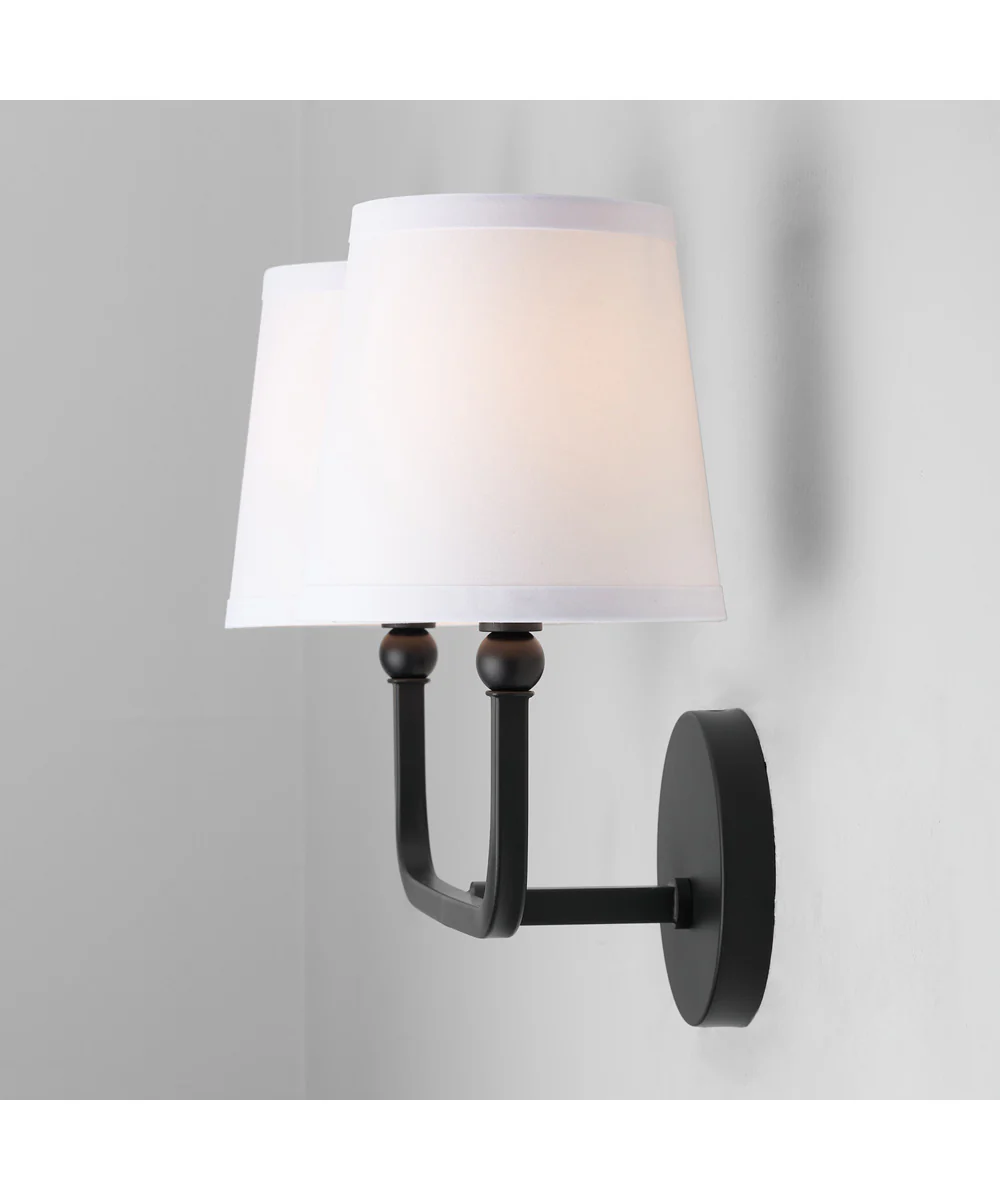 Dawson 2-Light Vanity Matte Black - Image 2