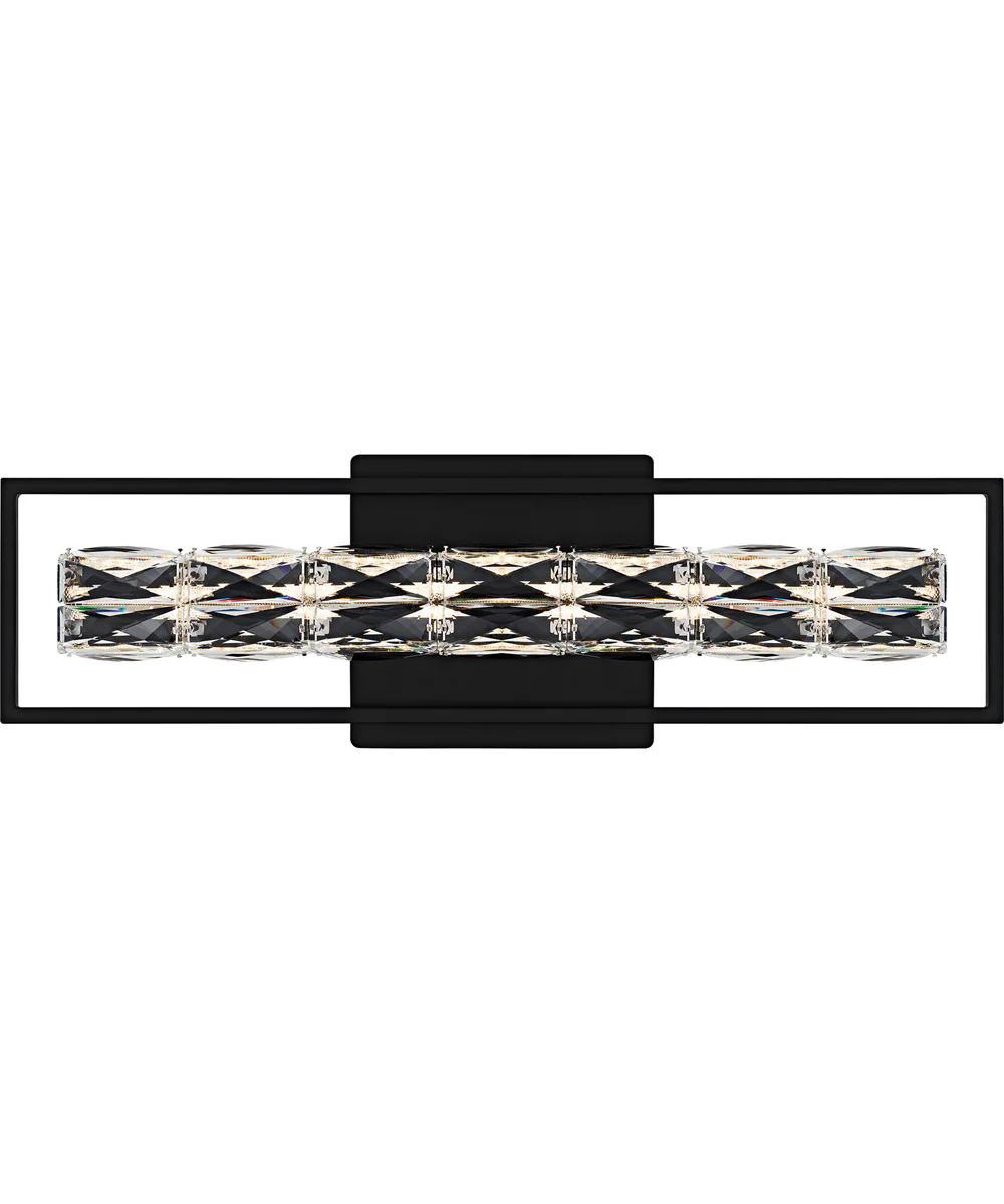 Dazzle Medium Bath Light Matte Black