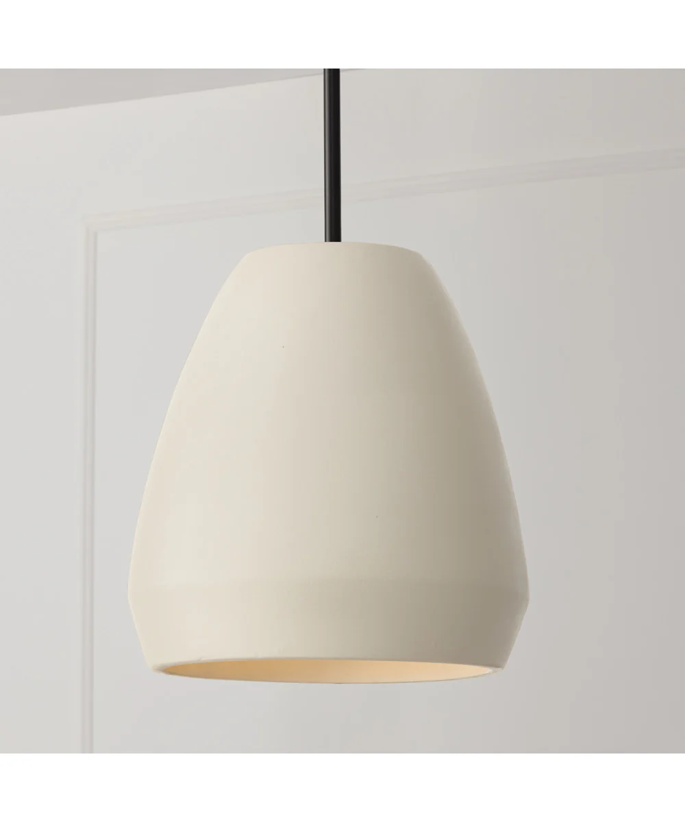 Della 1-Light Pendant Terracotta Ivory - Image 3