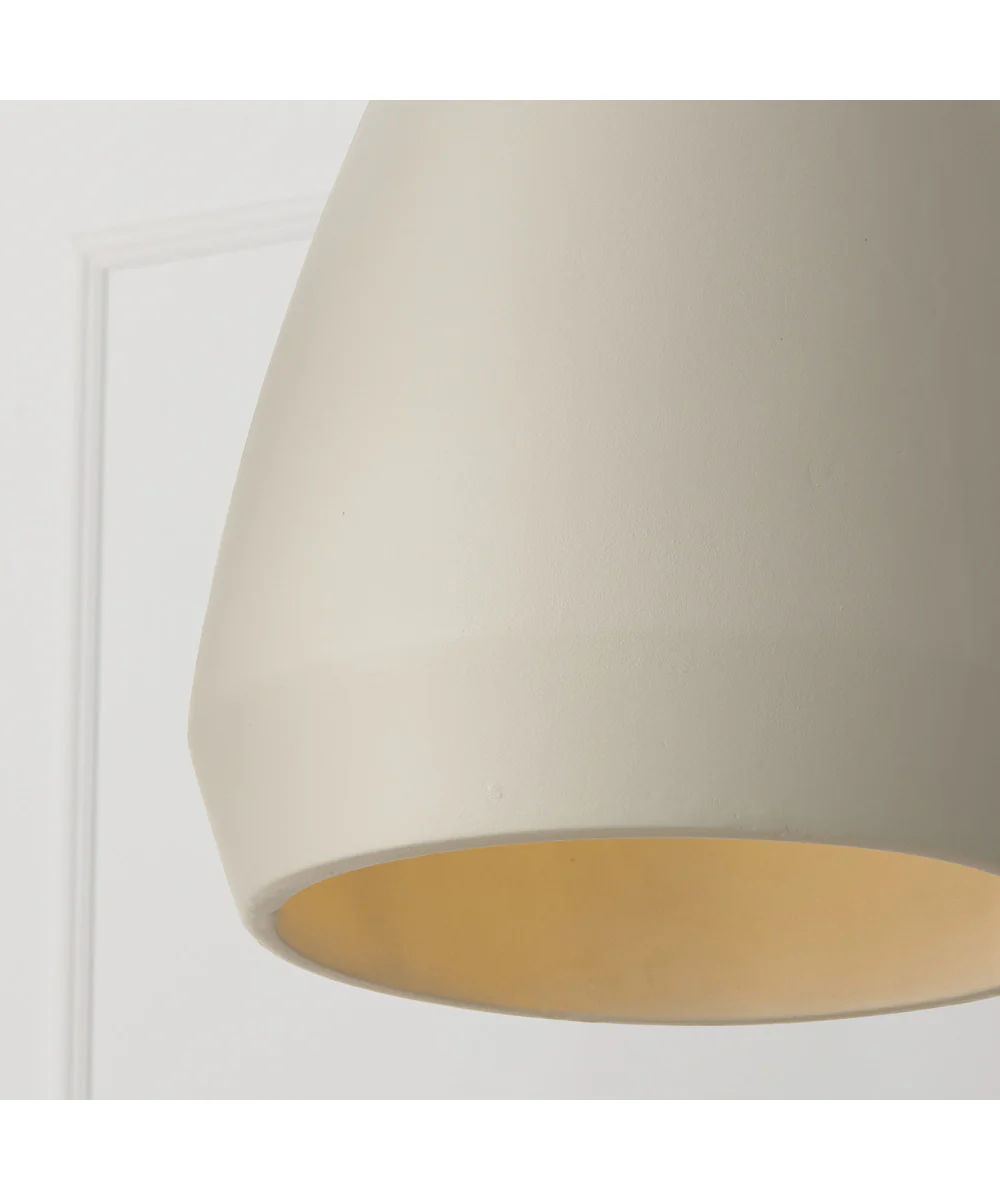 Della 1-Light Pendant Terracotta Ivory - Image 4