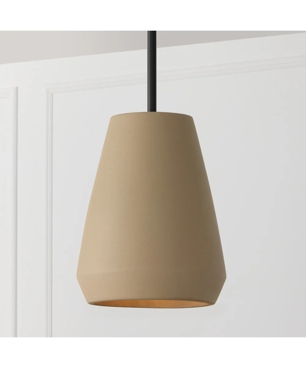 Della 1-Light Pendant Terracotta Sand - Image 2