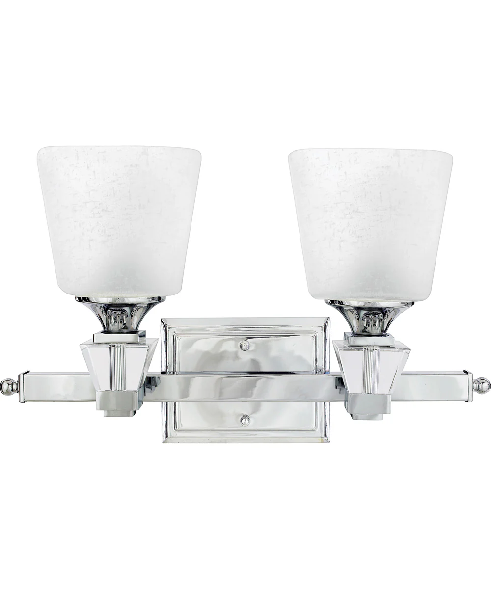 Deluxe Medium 2-light Bath Light Polished Chrome - Image 2