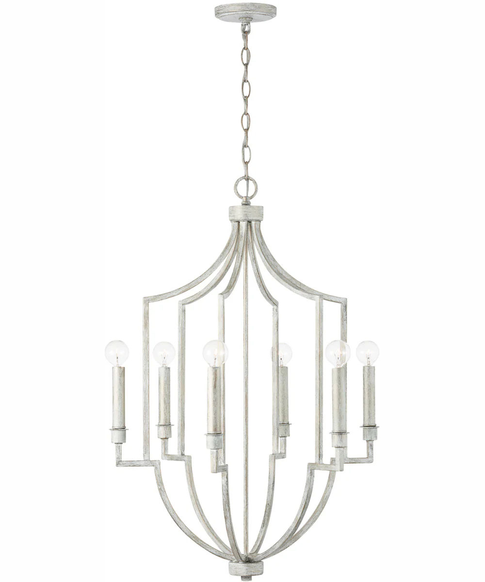 Demi 6-Light Foyer Winter White - Image 3