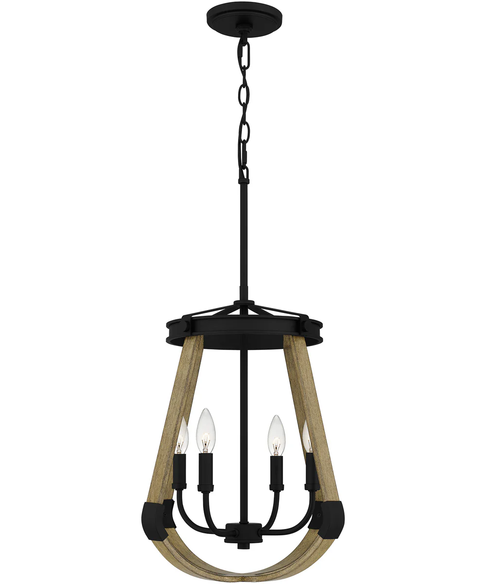 Demura 4-light Pendant Matte Black - Image 4