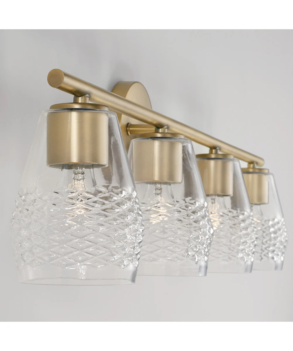 Dena 4-Light Vanity Aged Brass - Image 3