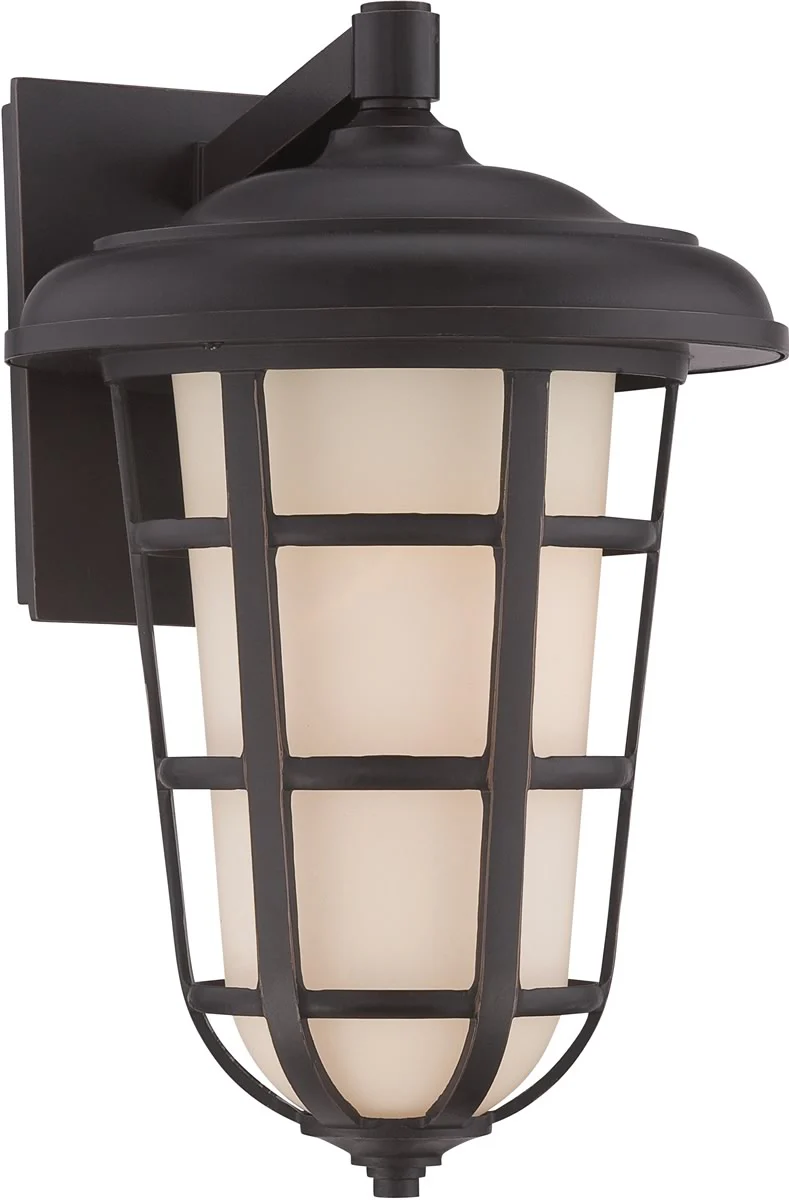 10"w Triton 1-Light Wall Lantern Aged Bronze Patina - Image 2