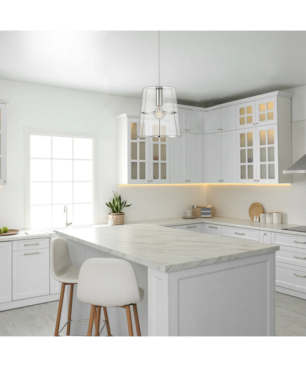Alonzo 1 Light Pendant Polished Nickel - Image 3