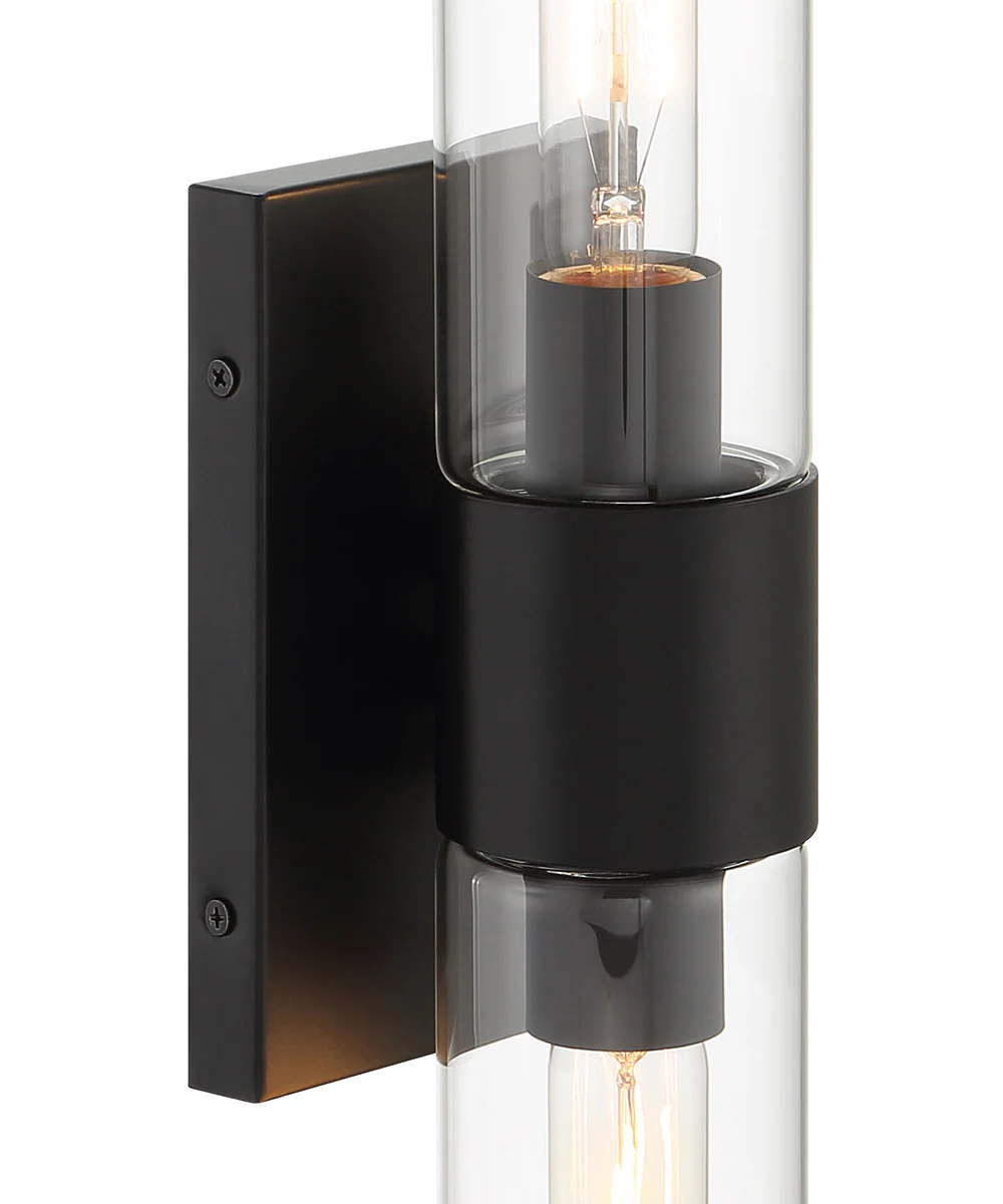 Anton 2 Light Wall Sconce  Matte Black - Image 4