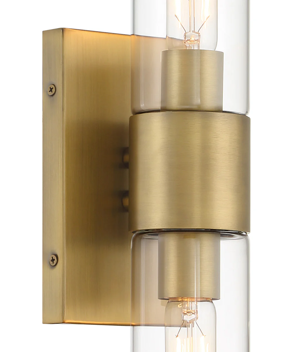 Anton 2 Light Wall Sconce  Old Satin Brass - Image 4