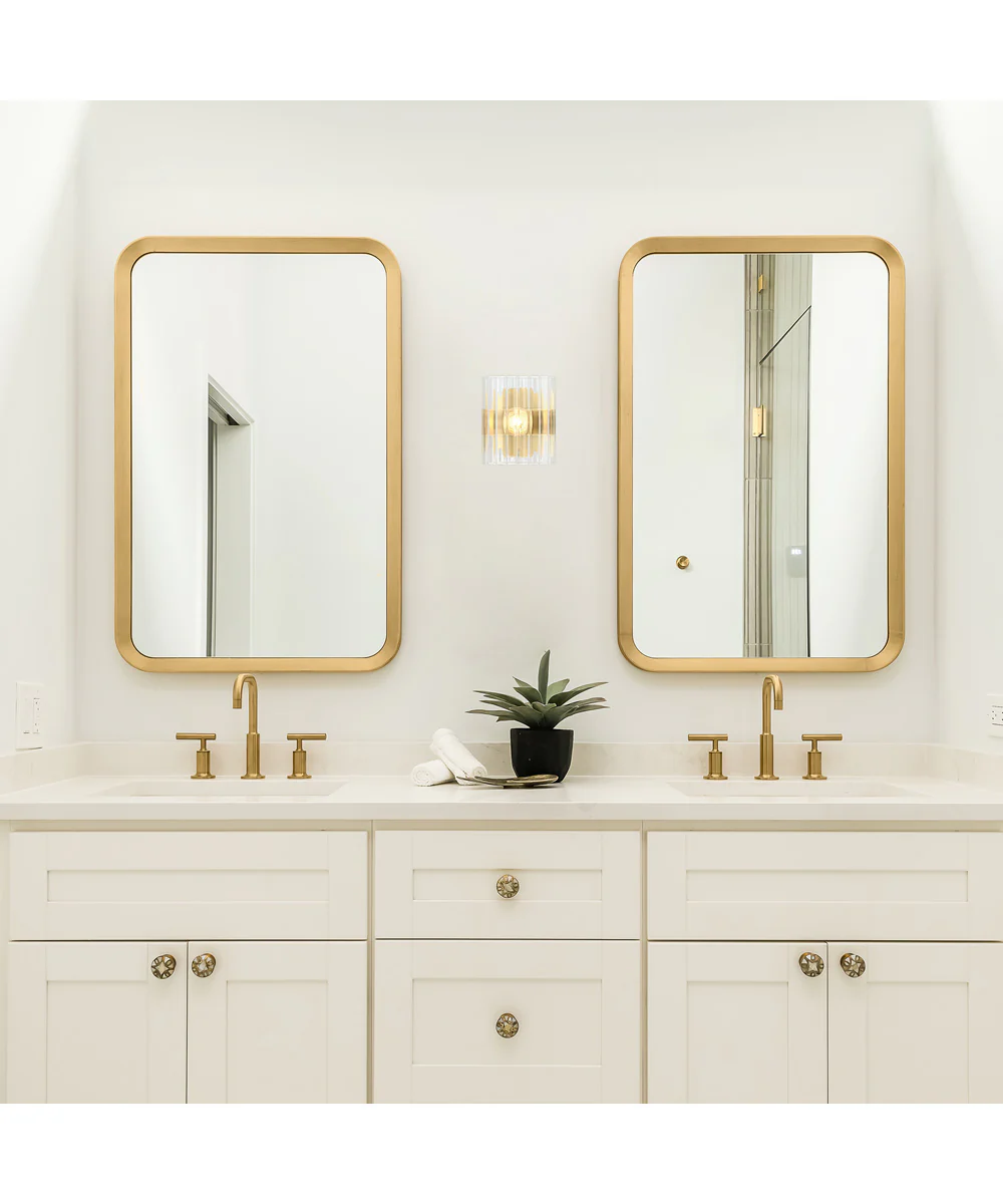 Aries 1 Light Wall Sconce Brushed Gold - Image 3