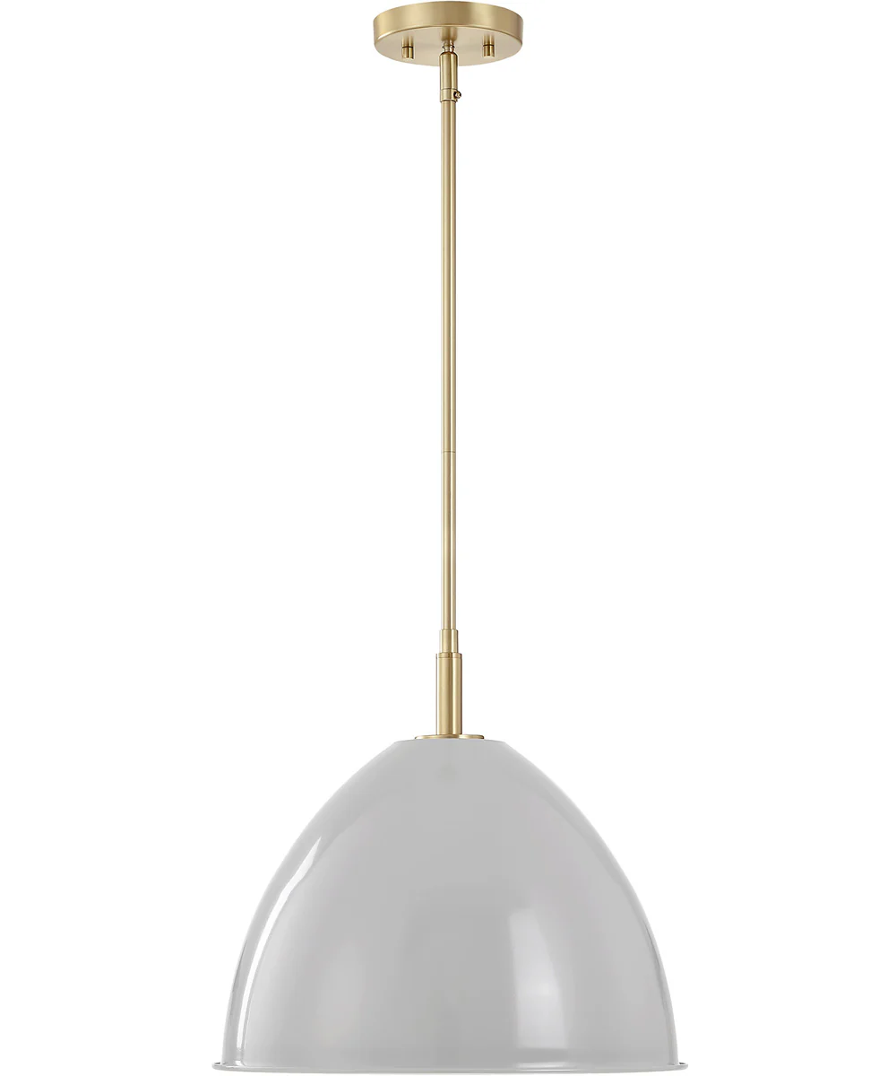 Biba 1 Light Pendant Brushed Gold