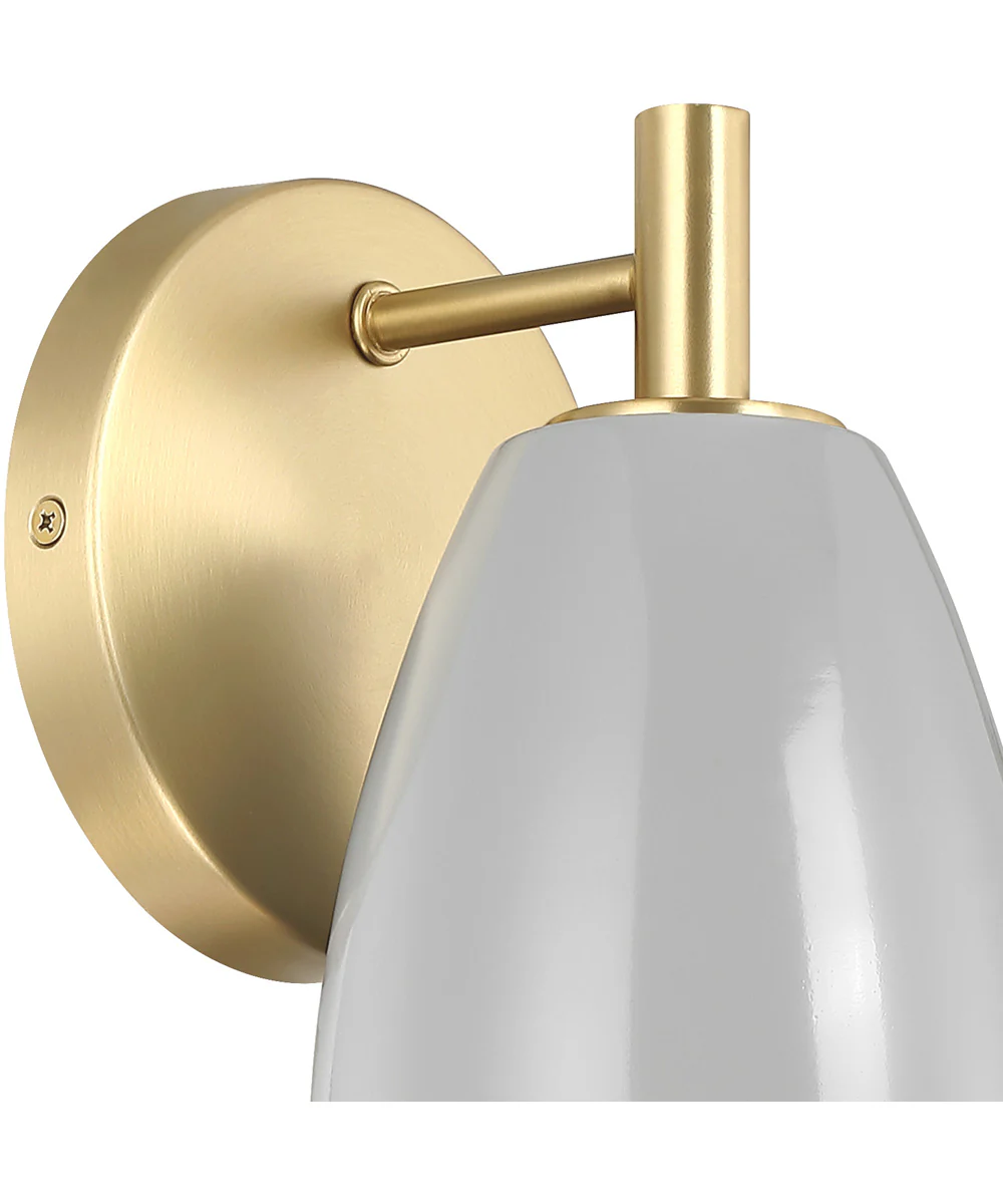 Biba 1 Light Wall Sconce  Brushed Gold - Image 4