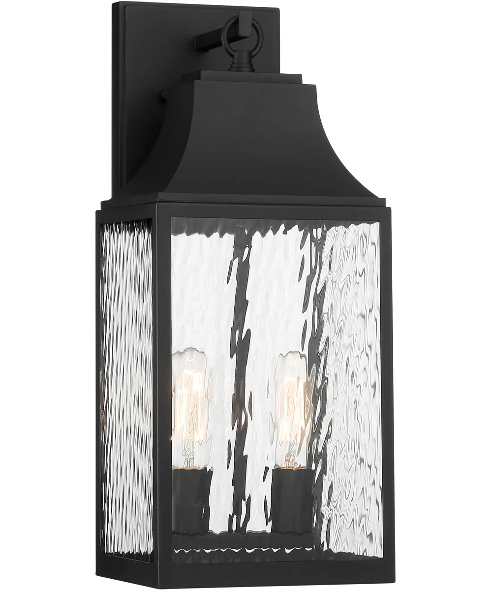 Blueberry Trail 2 Light Wall Lantern Black - Image 4