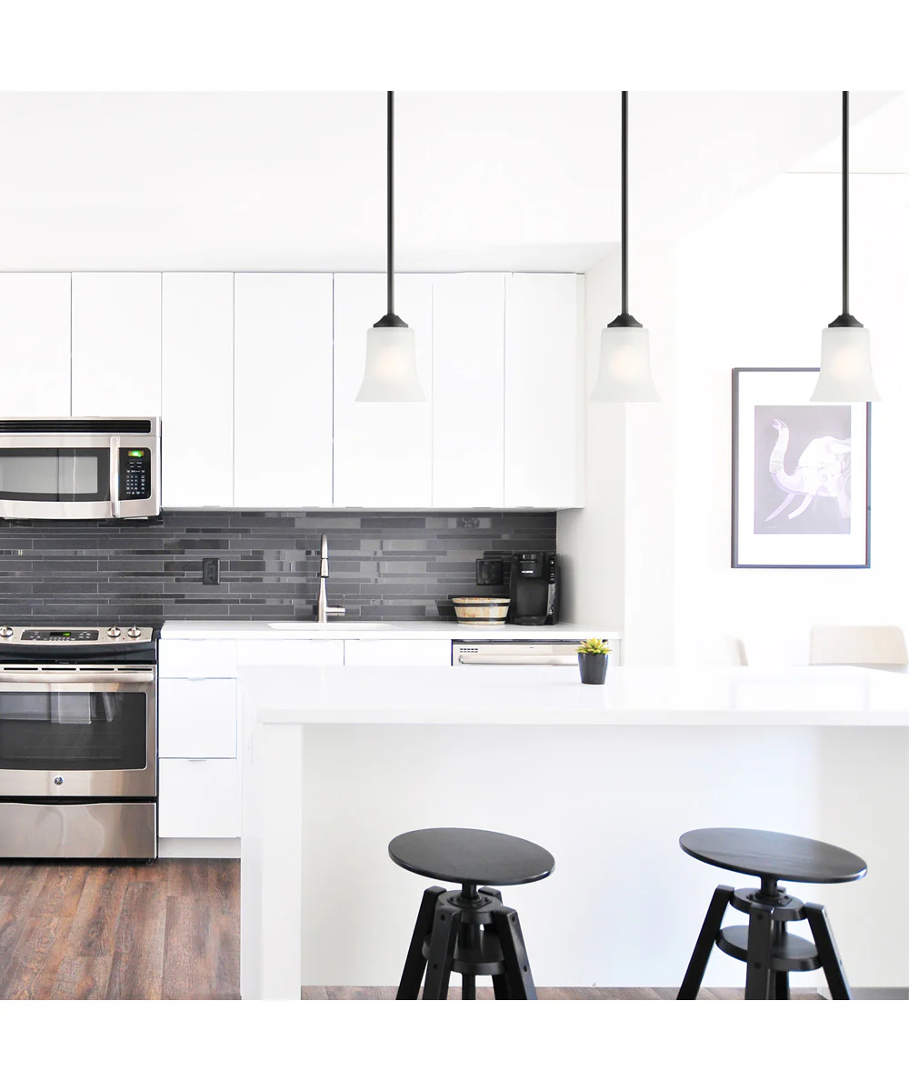 Bronson 1 Light Pendant Matte Black - Image 2