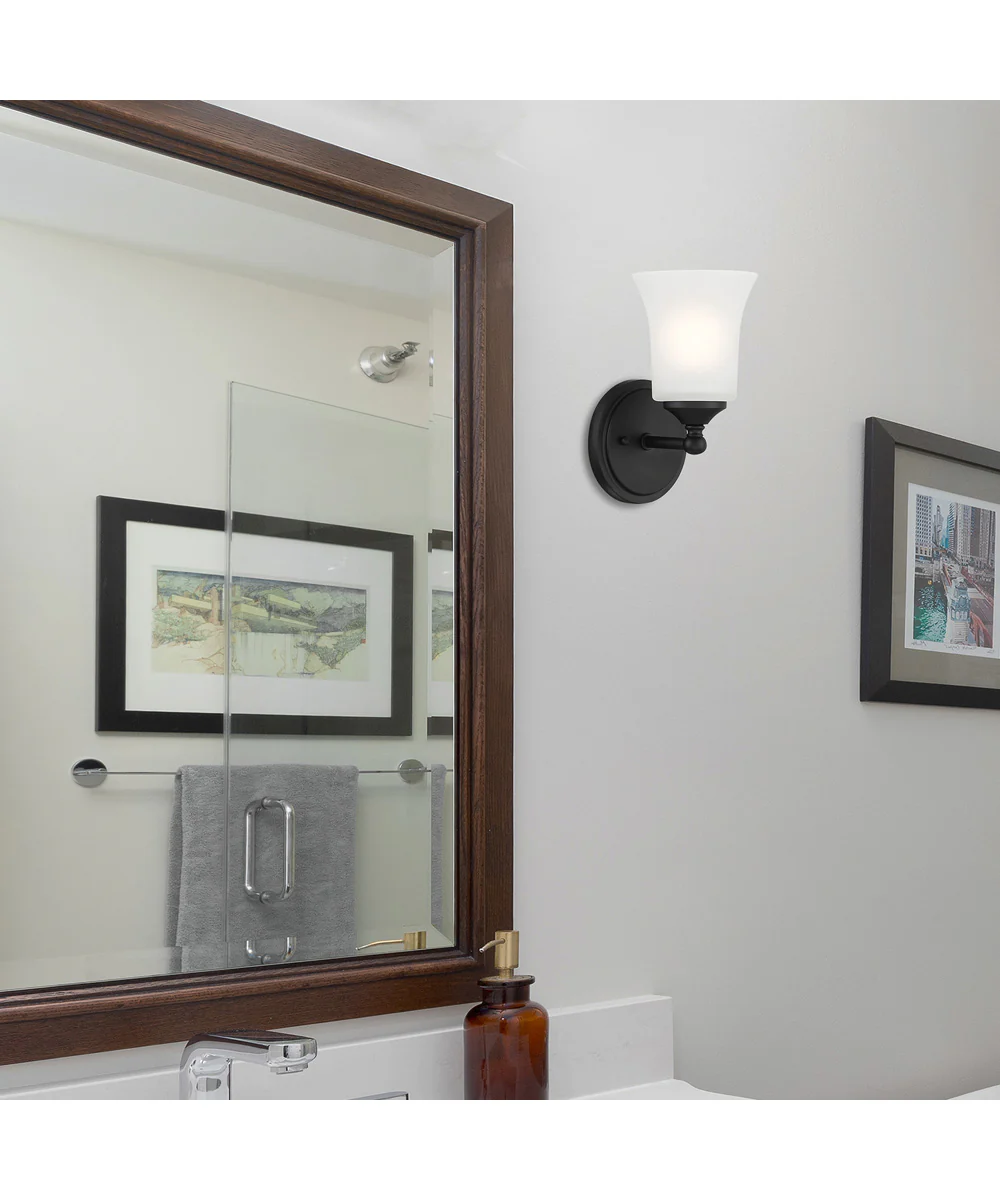 Bronson 1 Light Wall Sconce Matte Black - Image 2