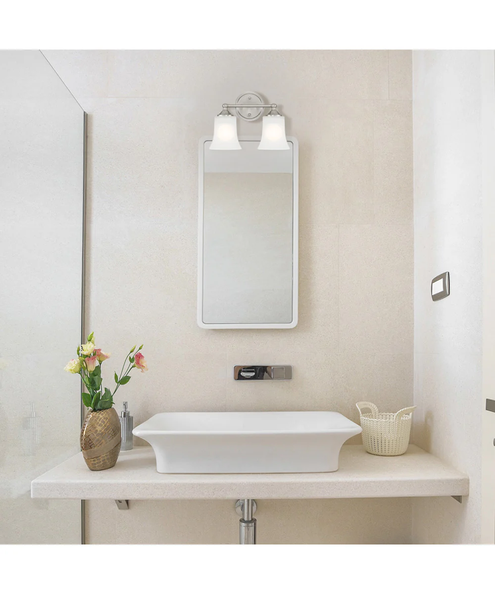 Bronson 2 Light Vanity Brushed Nickel - Image 2