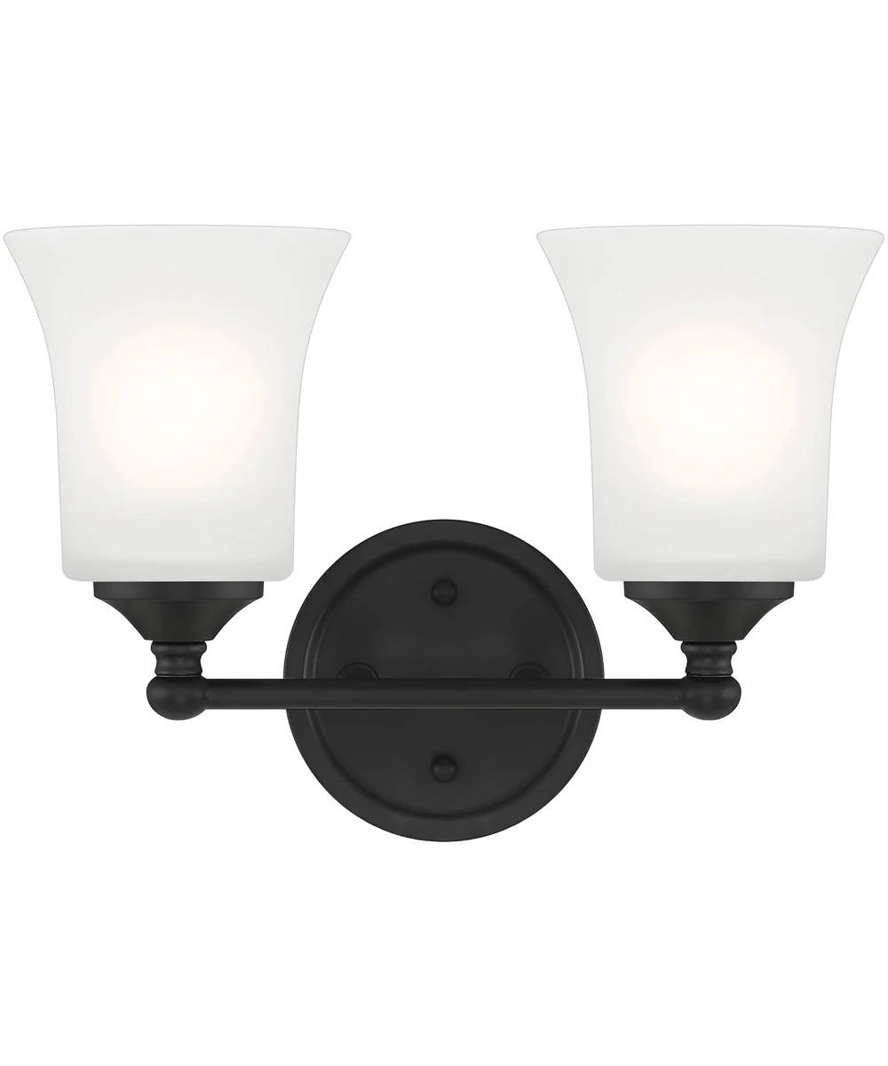 Bronson 2 Light Vanity Matte Black