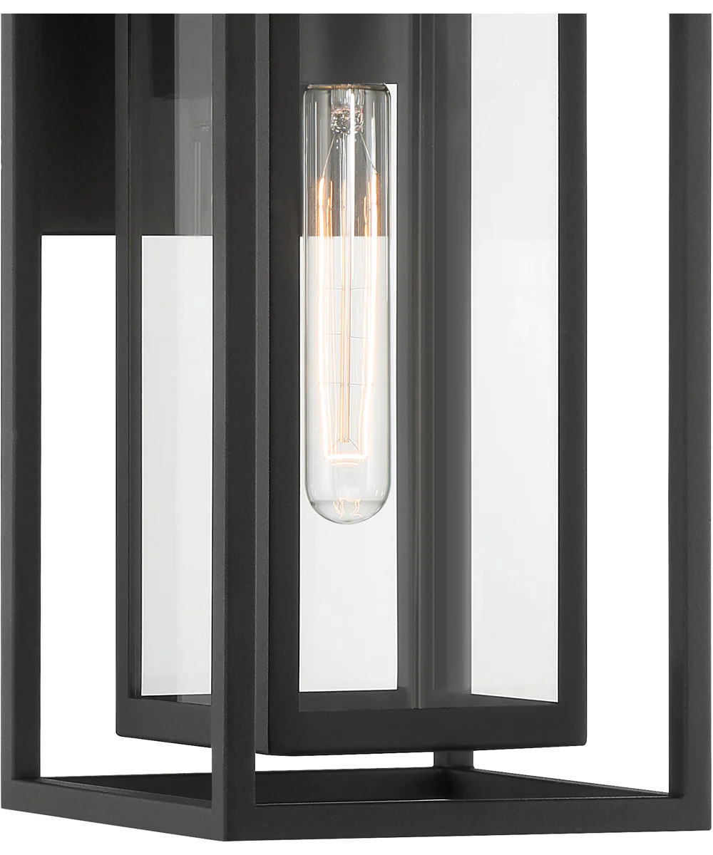 Burton 1 Light Wall Lantern Black - Image 3