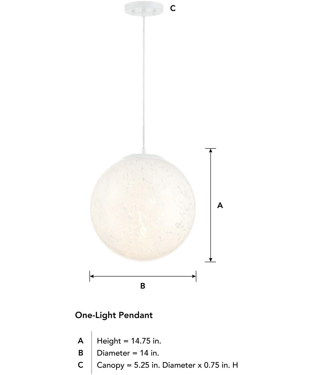Circo  1 Light Pendant Matte White - Image 5