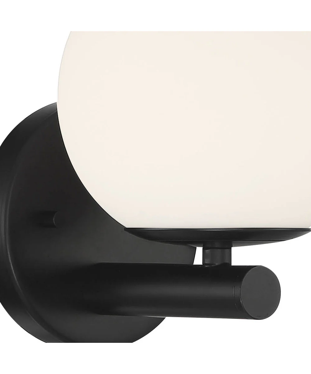Crown Heights 1 Light Wall Sconce Matte Black - Image 2