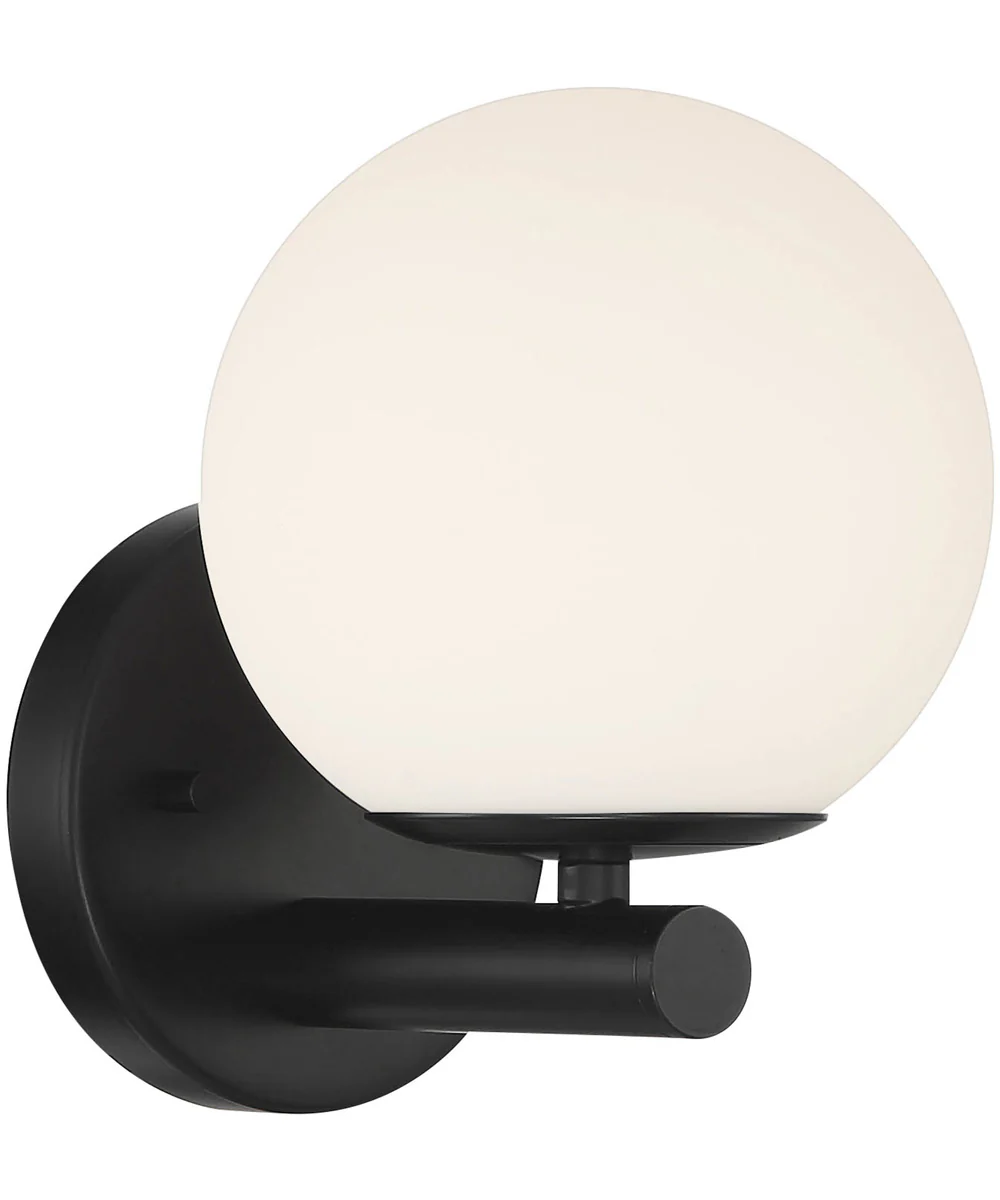 Crown Heights 1 Light Wall Sconce Matte Black - Image 3