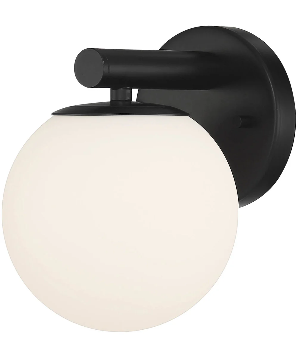Crown Heights 1 Light Wall Sconce Matte Black - Image 5