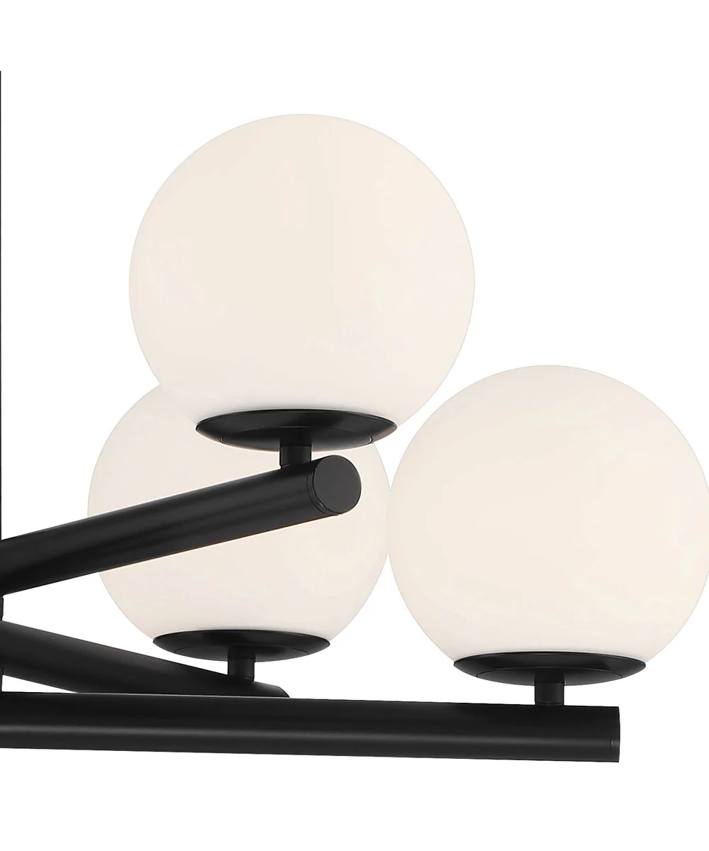 Crown Heights 6 Light Chandelier Matte Black - Image 3