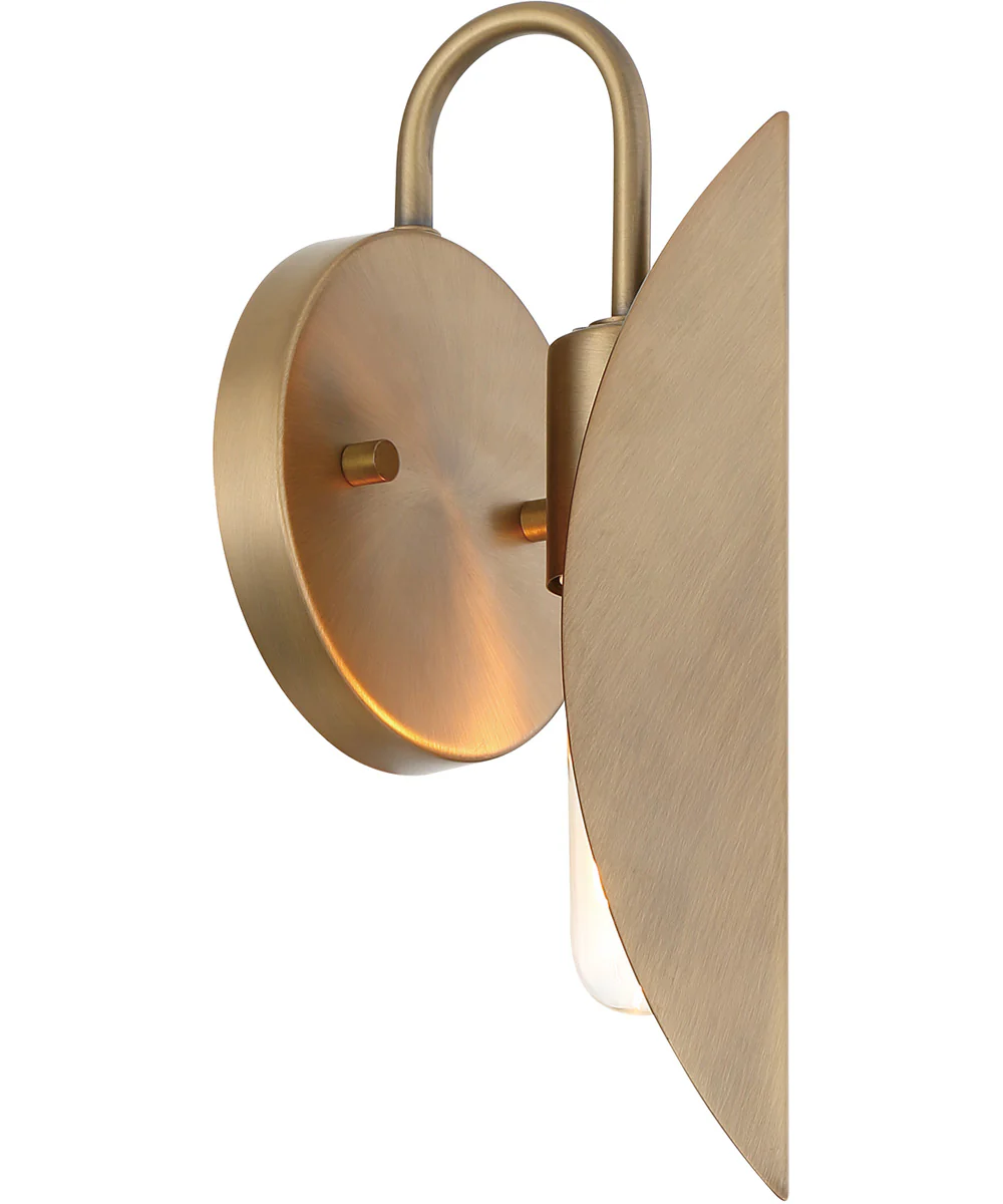 Eden 1 Light Wall Sconce Old Satin Brass