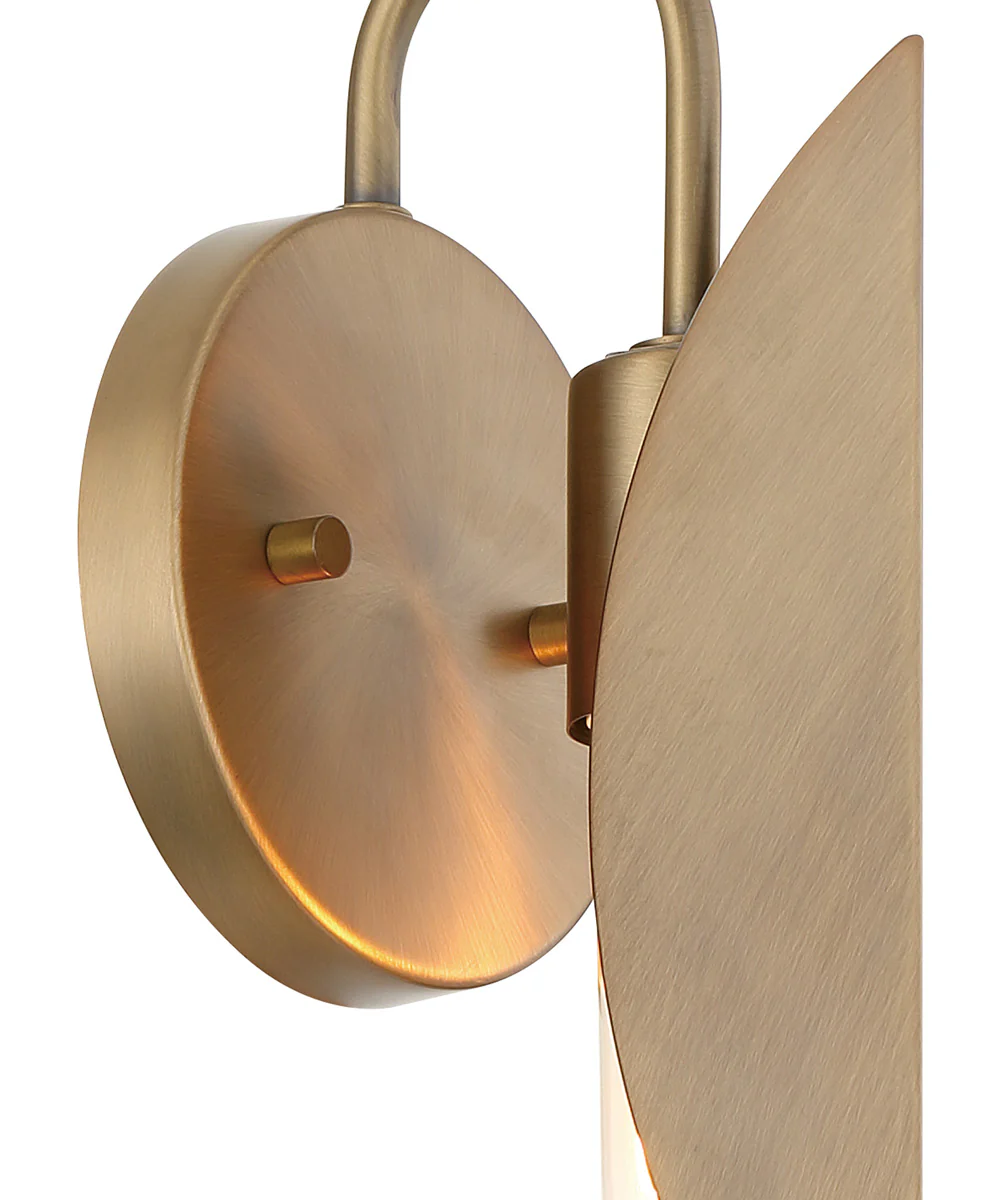 Eden 1 Light Wall Sconce Old Satin Brass - Image 4