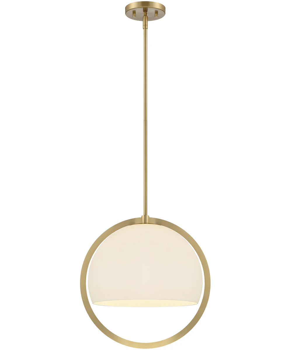 Eterna 1 Light Pendant Brushed Gold