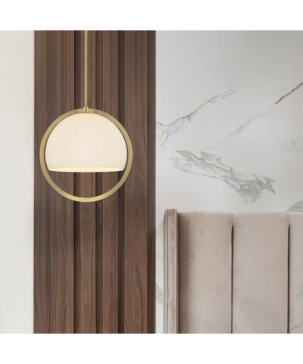 Eterna 1 Light Pendant Brushed Gold - Image 2