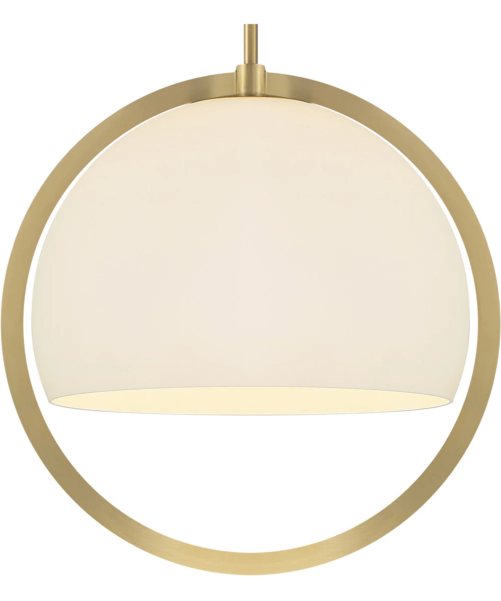 Eterna 1 Light Pendant Brushed Gold - Image 3