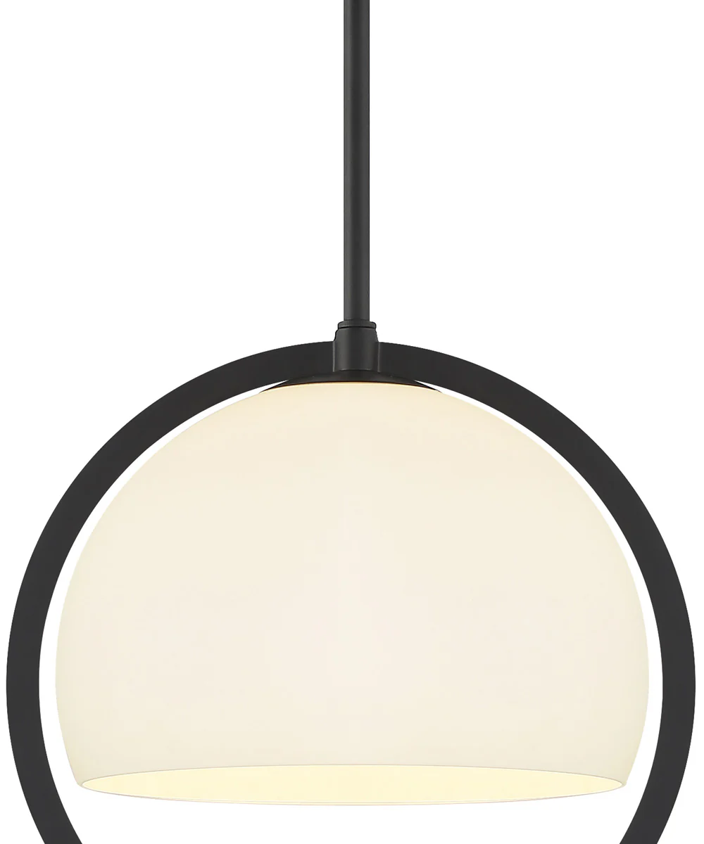 Eterna 1 Light Pendant Matte Black - Image 3