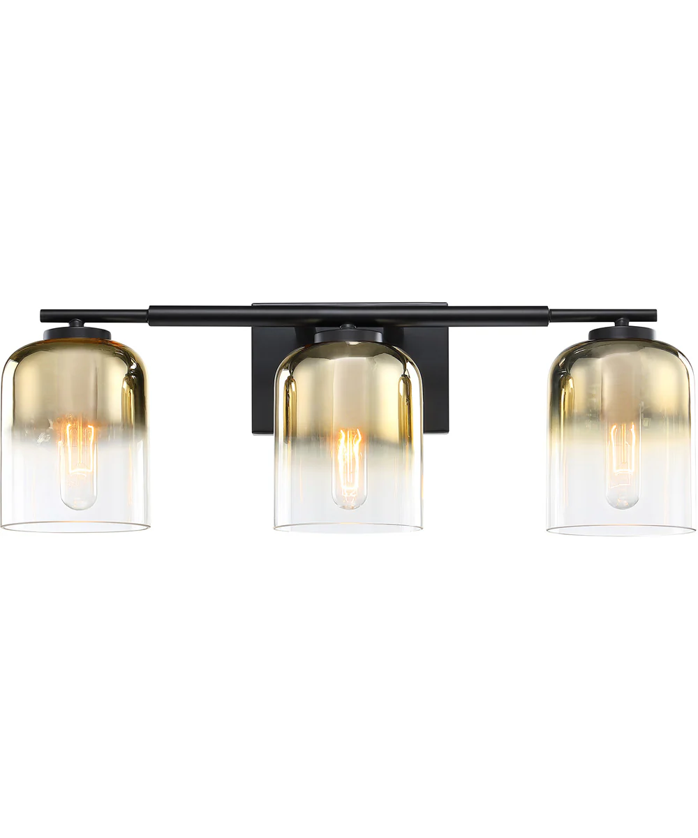 Gatsby 3 Light Vanity Matte Black