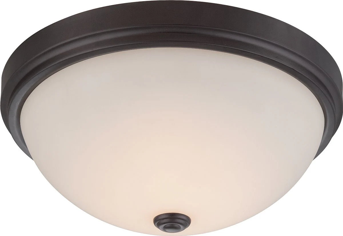 15"W Hopkins  LED Flushmount Oil Rubbed