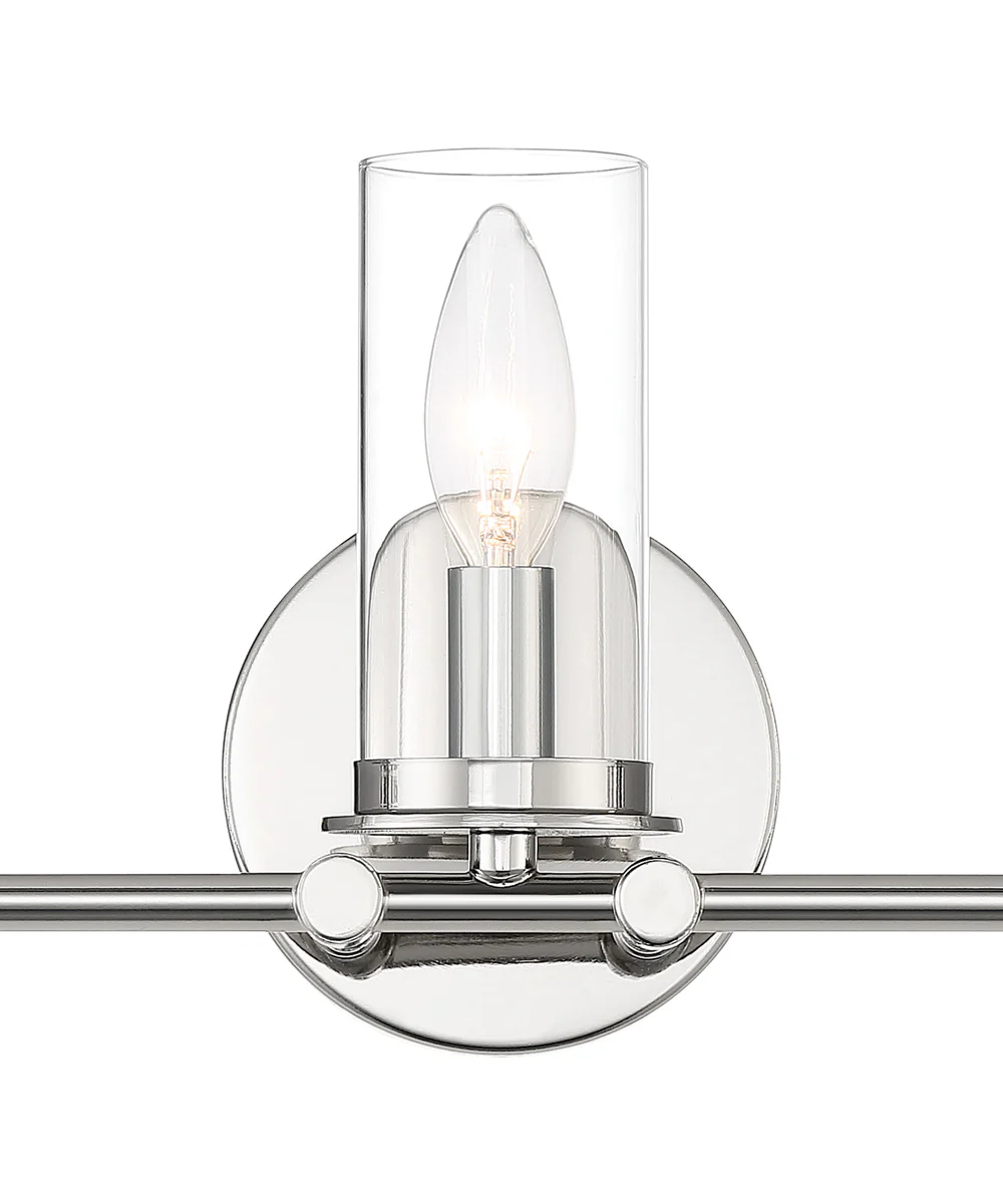 Hudson Heights 3 Light Vanity Polished Nickel - Image 3