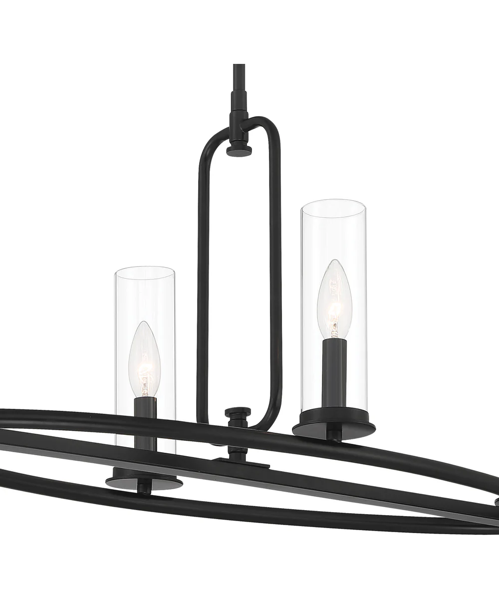 Hudson Heights 4 Light Island Matte Black - Image 3