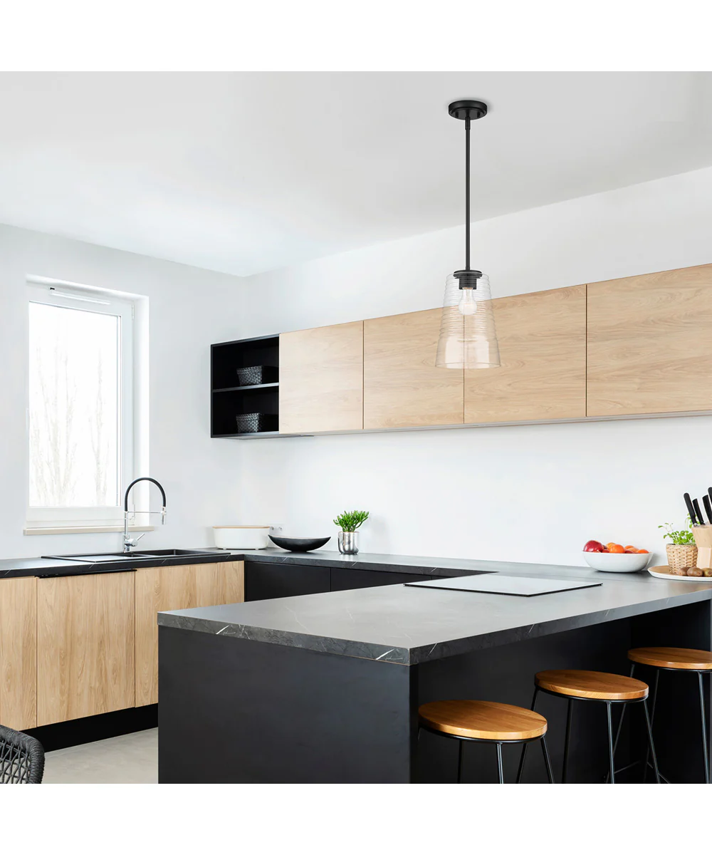 Ingo 1 Light Pendant Matte Black - Image 2