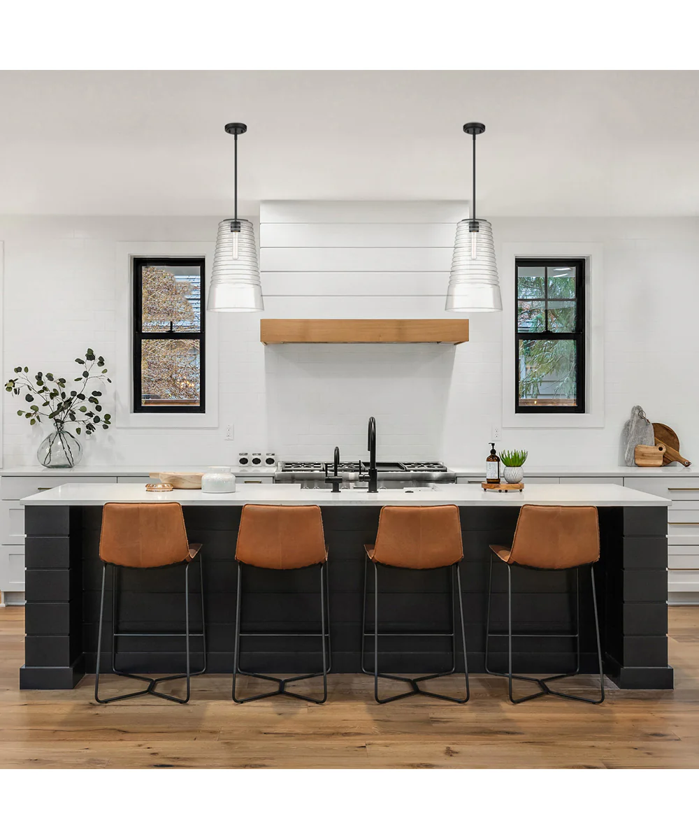 Ingo 1 Light Pendant Matte Black - Image 2
