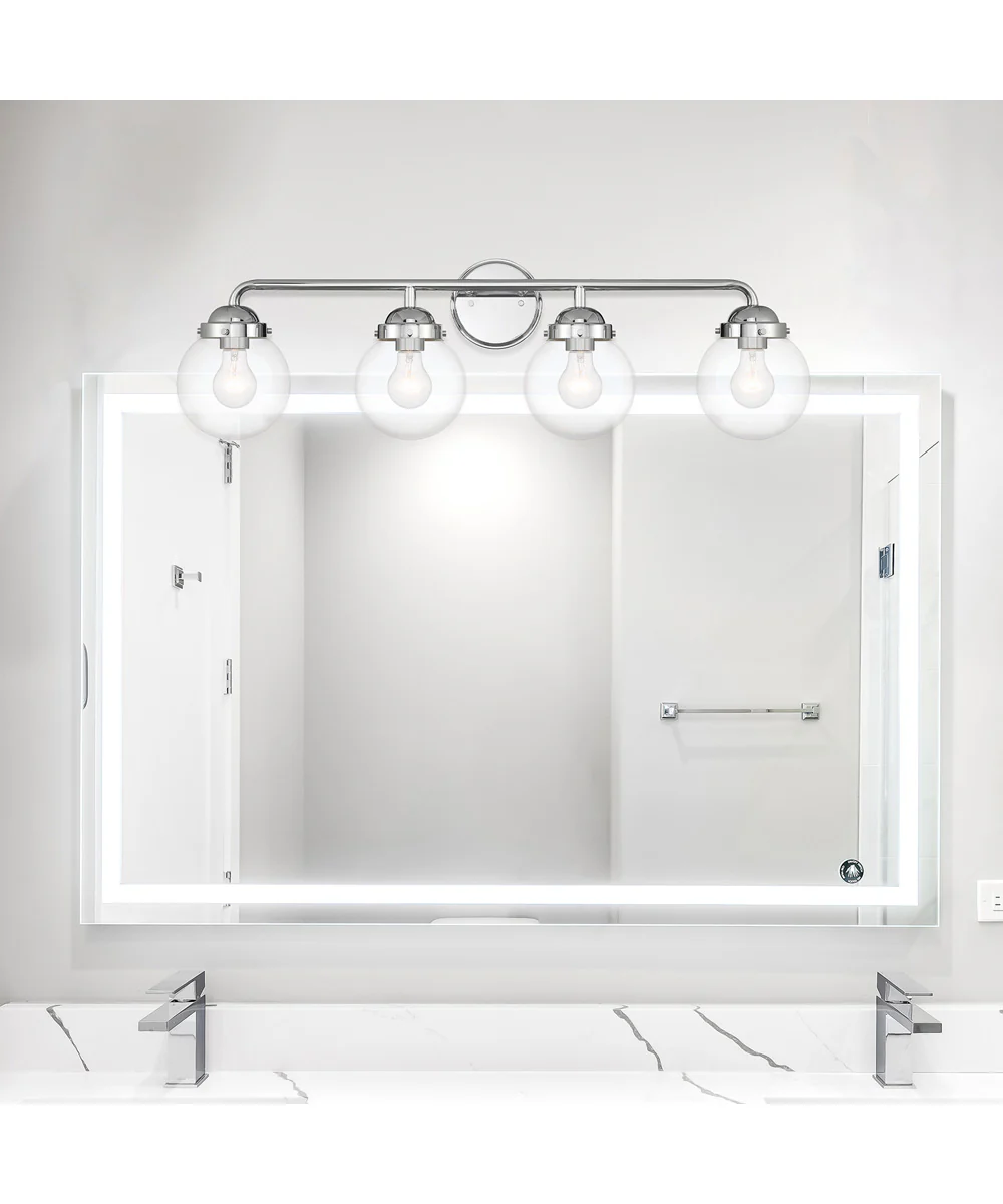 Knoll 4 Light Vanity Chrome - Image 2