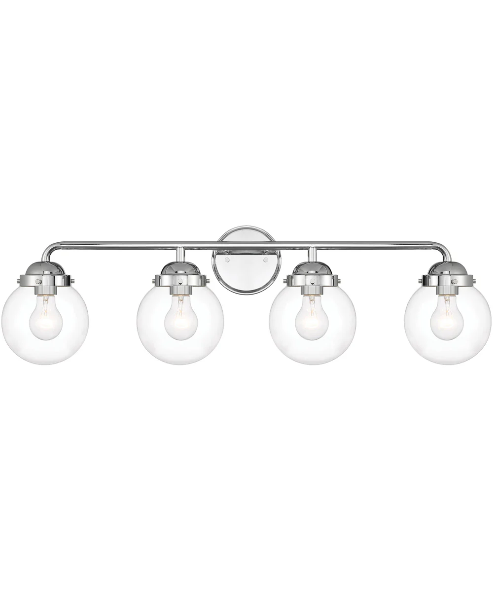 Knoll 4 Light Vanity Chrome - Image 4