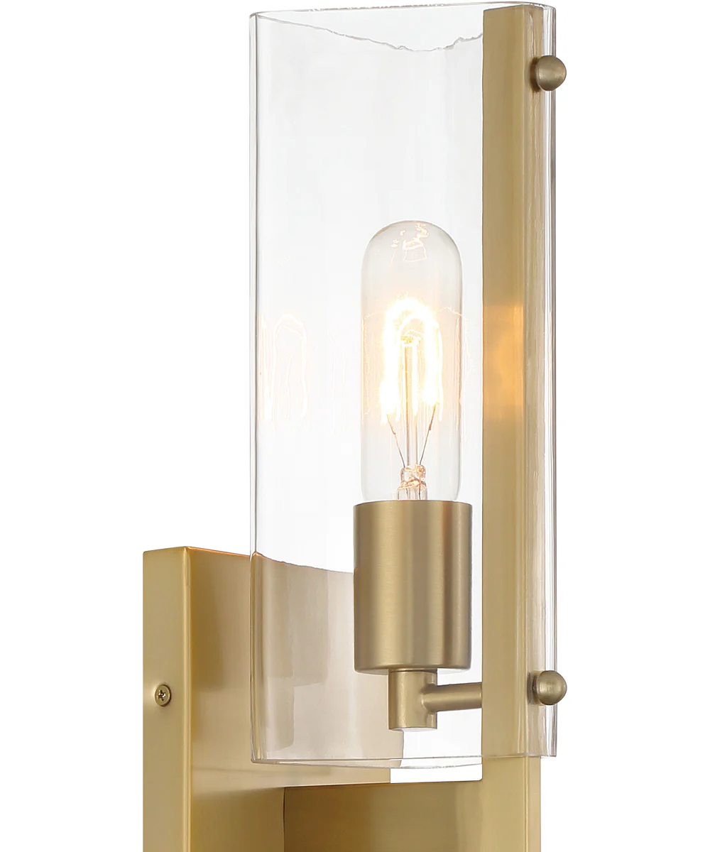 Latitude 2 Light Wall Sconce Brushed Gold - Image 4