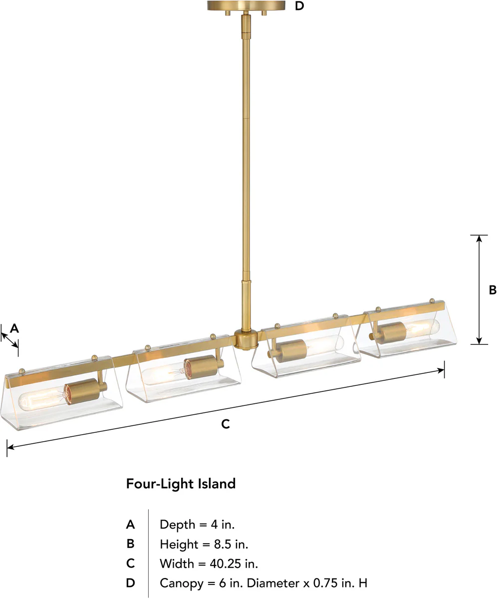 Latitude 4 Light Island  Brushed Gold - Image 5